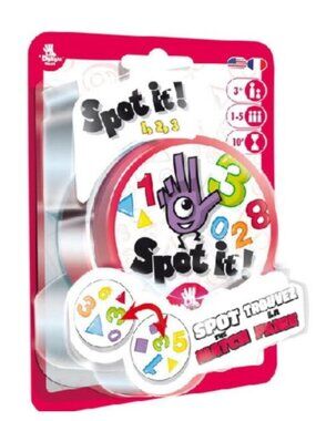 Spot it! Dobble - 1,2,3  Bilingual Version Card Game New Sealed Ages 6+